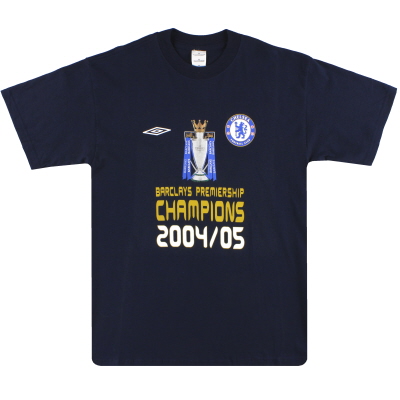 2004-05 Chelsea Umbro Champions T-Shirt M 