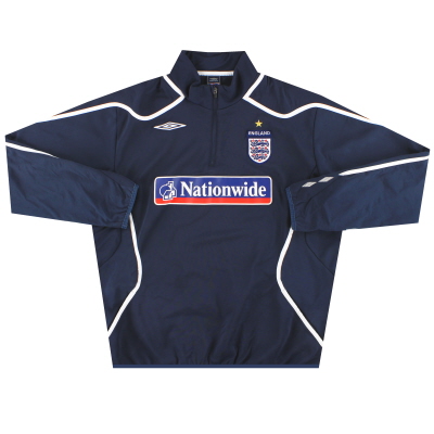 2004-05 Engeland Umbro trainingstop met 1/4 rits XXL