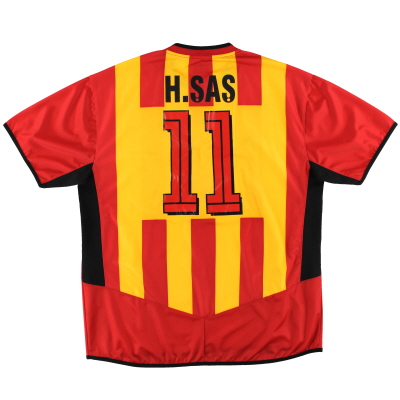 2004-05 Galatasaray Umbro Home Shirt H.Sas #11 L 