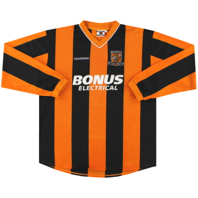 2004-05 Hull City Diadora Centenary Home Shirt L/S XL