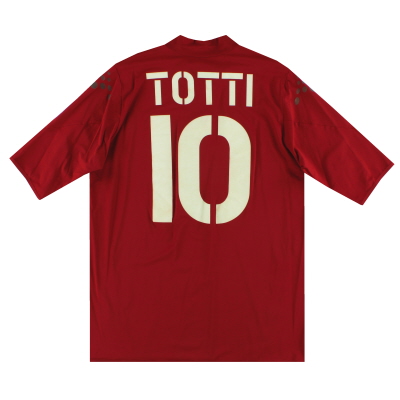 2004-05 Roma Diadora 'Limited Edition' Home Shirt Totti #10 XL 
