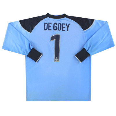 2004-05 Stoke City Puma Goalkeeper Shirt De Goey #1 M