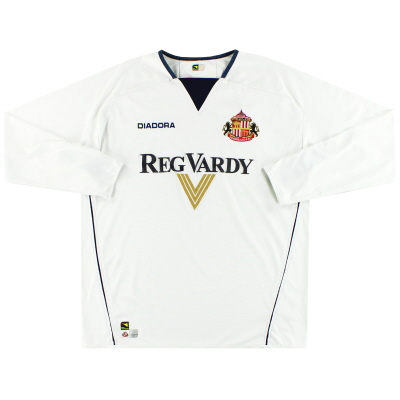 2004-05 Сандерленд Диадора Гостевая рубашка L/S XL