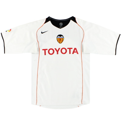 2004-05 Valencia Nike Home Shirt L 