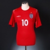 2004-06 England Away Shirt Owen #10 M