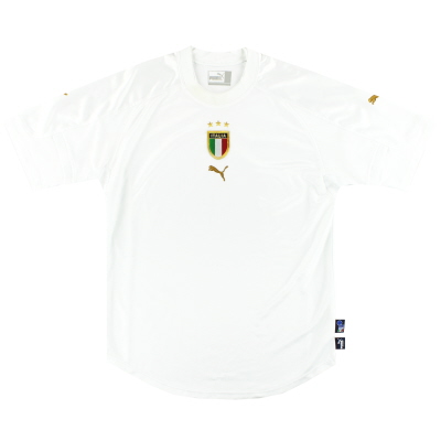 Camiseta de la 2004a equipación de Puma de Italia 06-XNUMX L