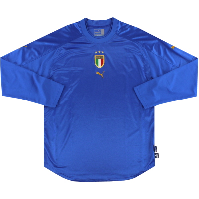 2004-06 Italy Puma Home Shirt L/S XXL 