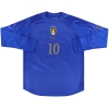 2004-06 Italy Puma Home Shirt Totti #10 L/S XXL