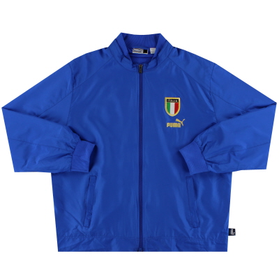2004-06 Italie Puma Woven Full Zip Jacket * Comme neuf * L