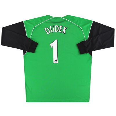 2004-06 Liverpool Reebok Goalkeeper Shirt Dudek #1