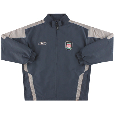 2004-06 Спортивная куртка Liverpool Reebok с капюшоном L