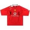 2004-06 Manchester United Nike Heimtrikot Rooney #8 L/S XL