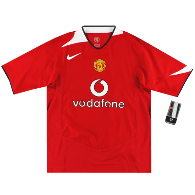 2004-06 Manchester United Nike Heimtrikot *mit Tags* L