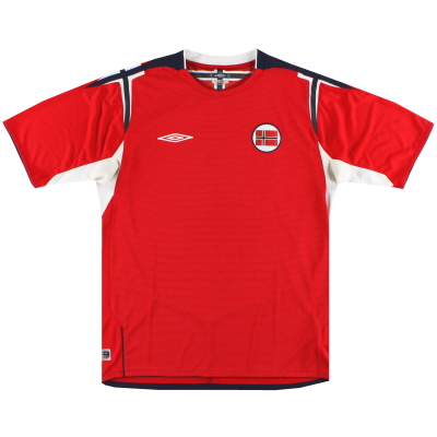 2004-06 Norway Umbro Home Shirt L 