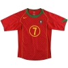 2004-06 Portugal Nike Home Shirt Figo #7 S