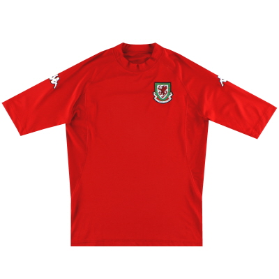 Camiseta local Kappa de Gales 2004-06 * Mint * L