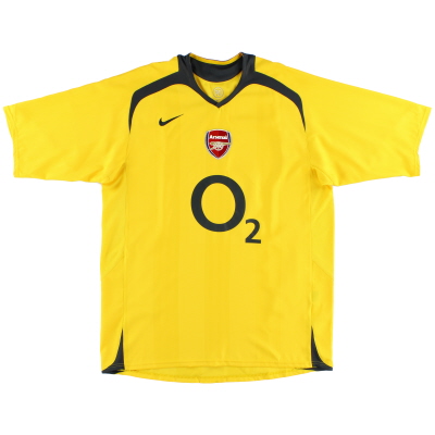 Camiseta de visitante Nike del Arsenal 2005-06 * Como nueva * L