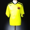 2005-06 Barcelona Away Shirt Messi #30 L