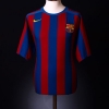 2005-06 Barcelona Home Shirt Eto'o #9 L
