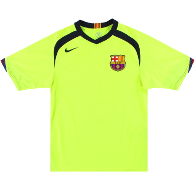 2005-06 FC Barcelone Nike Basic Away Shirt S