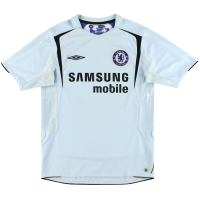 Camiseta de la 2005a equipación del Chelsea Umbro 06-XNUMX * Menta * L
