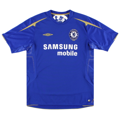 2005-06 Chelsea Umbro Centenary Home Shirt L