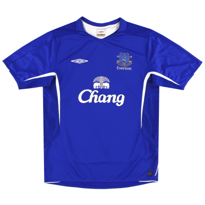 2005-06 Camiseta Everton Umbro Home * Mint * XL