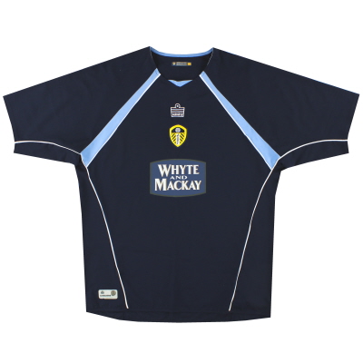 Camiseta visitante del Leeds Admiral 2005-06 * Menta * XL