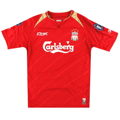 2005-06 Liverpool Champions League Home Shirt XS