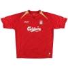 2005-06 Liverpool Reebok CL Home Shirt Gerrard #8 L