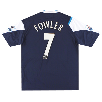 Maglia Manchester City Reebok Away 2005-06 Fowler #7 *Menta* L