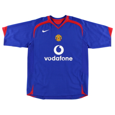 2005-06 Манчестер Юнайтед Nike Away рубашка XL