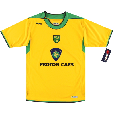 Camiseta local de Norwich City 2005-06 * con etiquetas * M