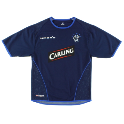 Terza maglia dei Rangers Umbro 2005-06 * Mint * XL