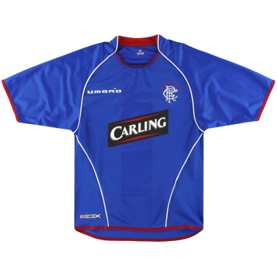2005-06 Rangers Umbro Home Shirt S 