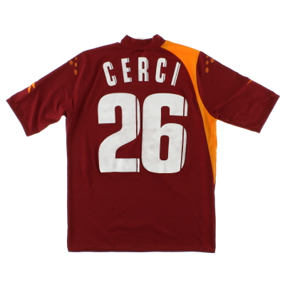 2005-06 Roma Home Shirt Cerci #26 M 
