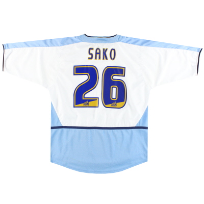2005-06 Torquay United Vandanel Match Issue Away Shirt Sako #26 L