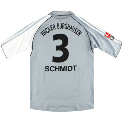 2005-06 Wacker Burghausen adidas Home Shirt Schmidt #3 S 