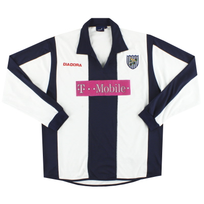2005-06 West Brom Diadora Домашняя рубашка L/S XL