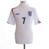 2005-07 England Home Shirt Beckham #7 M