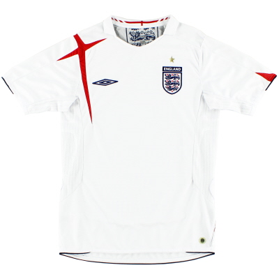 2005-07 Kemeja Inggris Umbro Home L