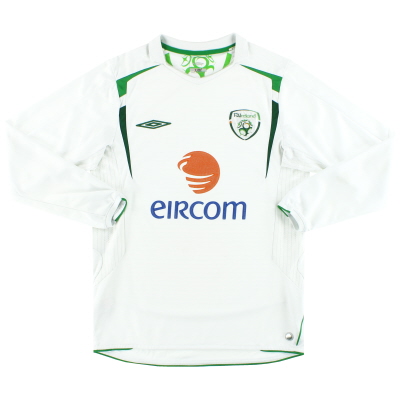 2005-07 Irlanda Umbro Away Maglia L/S XL