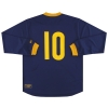 2005 Boca Juniors Nike 'Centenario' Home Maglia #10 L/S *con etichette* L