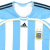2006-07 Argentinië adidas thuisshirt *met kaartjes* XXL