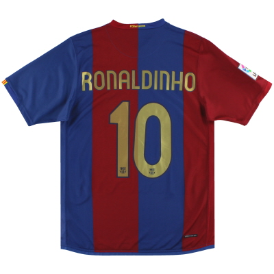 2006-07 Barcelona Nike Home Shirt Ronaldinho #10 *w/tags* M