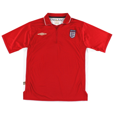 2006-07 Angleterre Umbro 1/4 Zip Training Shirt L
