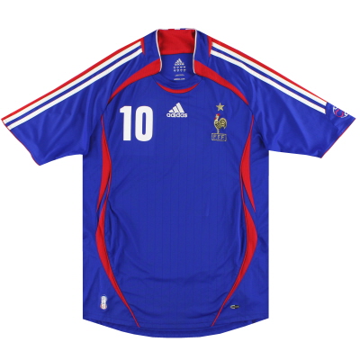 2006-07 France adidas Home Shirt #10 M