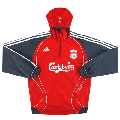 2006-07 Liverpool adidas 'Formotion' Hooded Rain Jacket *Mint* M