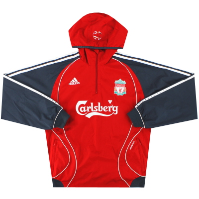 2006-07 Liverpool adidas 'Formotion' Hooded Rain Jacket *Mint* M