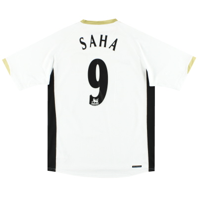 2006-07 Manchester United Away Shirt Saha #9 M 